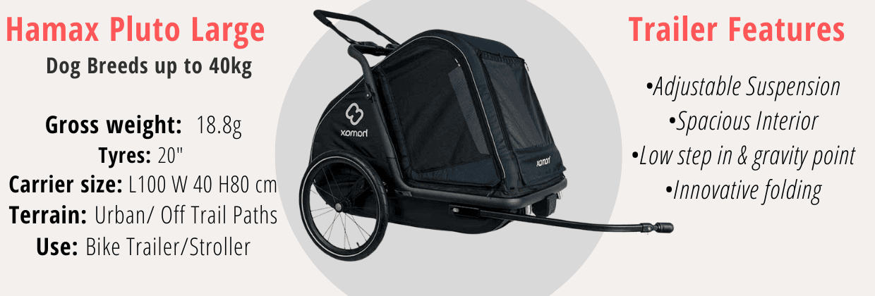 Hamax Pluto Dog Trailer Hamax Pluto Dog Trailer